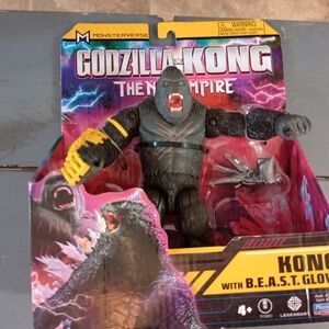Godzilla vs. Kong Action Figure - Black and Yellow